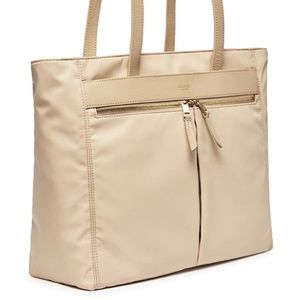 Knomo Mayfair Tote in Beige & Gold Hardware